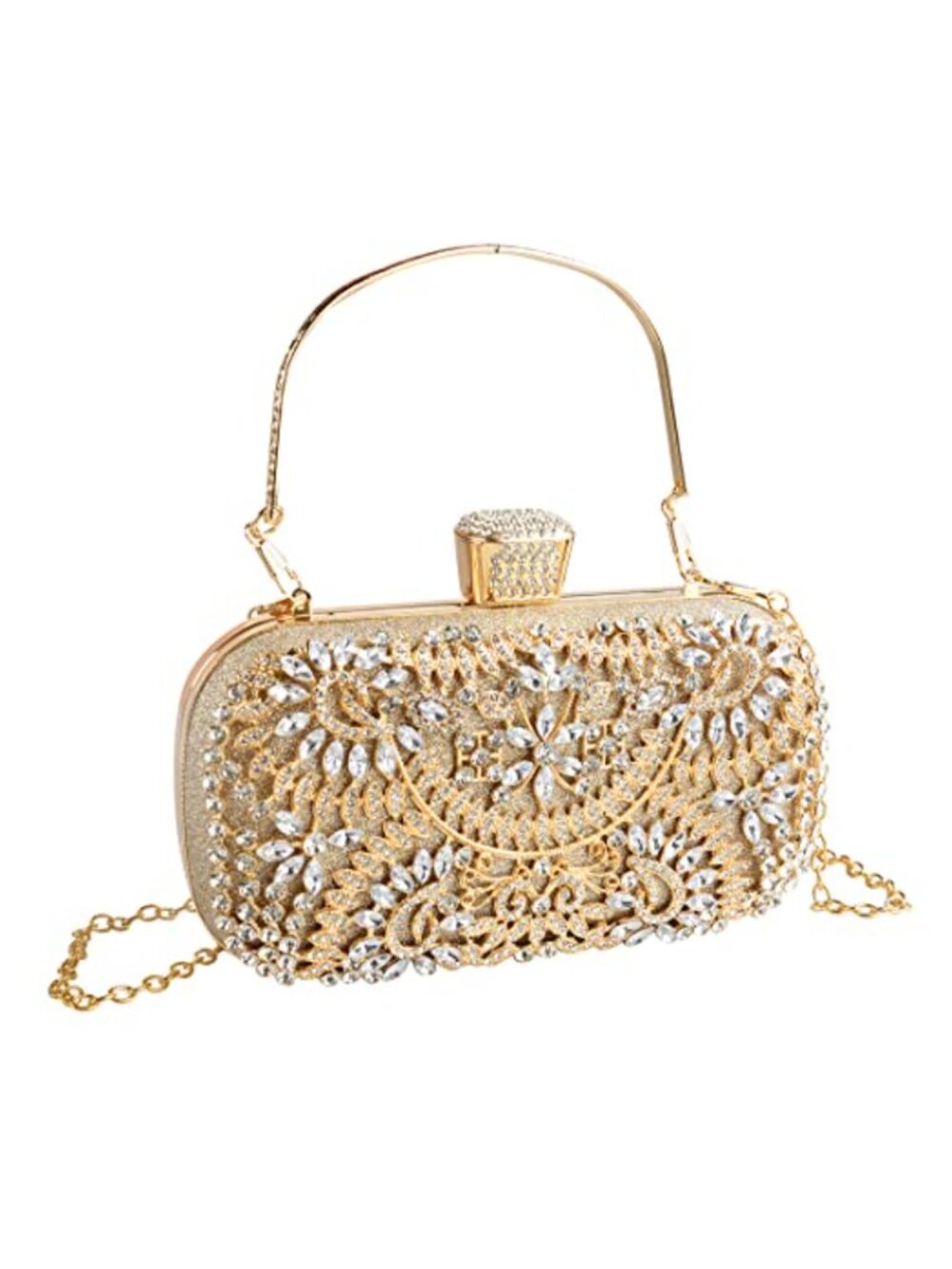 Glitter Clutch Purses for Women Evening Crossbody Handbag Wedding Party